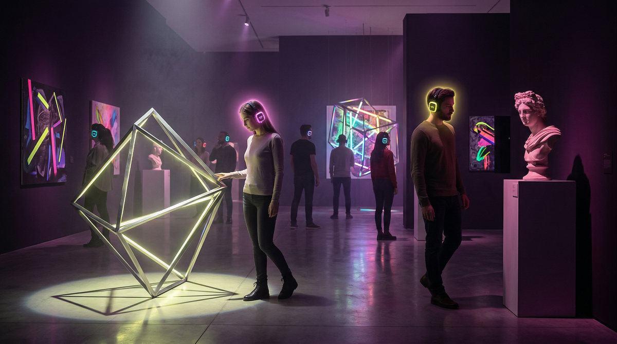 Silent Disco w muzeum i na wystawie – immersyjne zwiedzanie i audioprzewodniki nowej generacji
